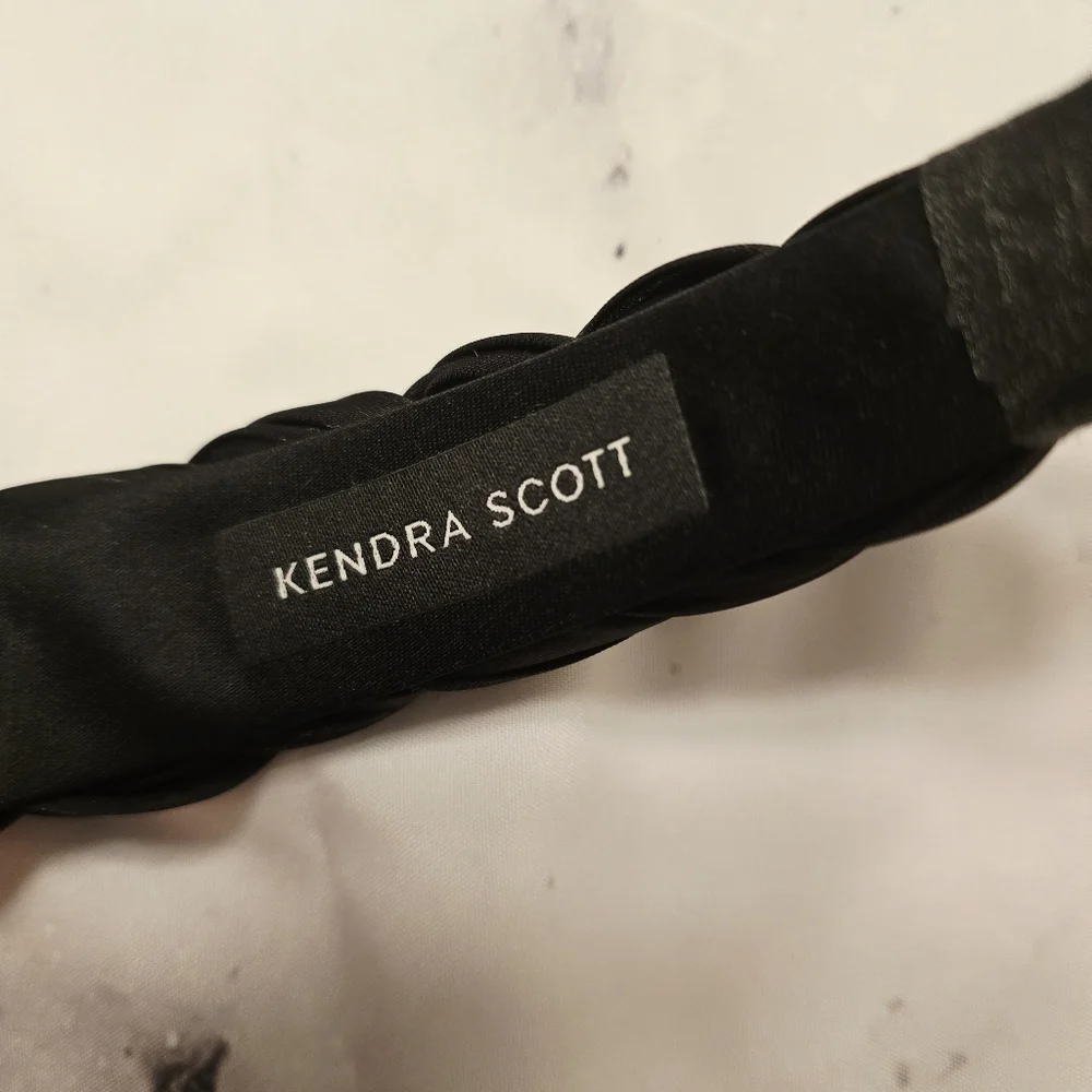 NWOT Kendra Scott Braided Headband in Black